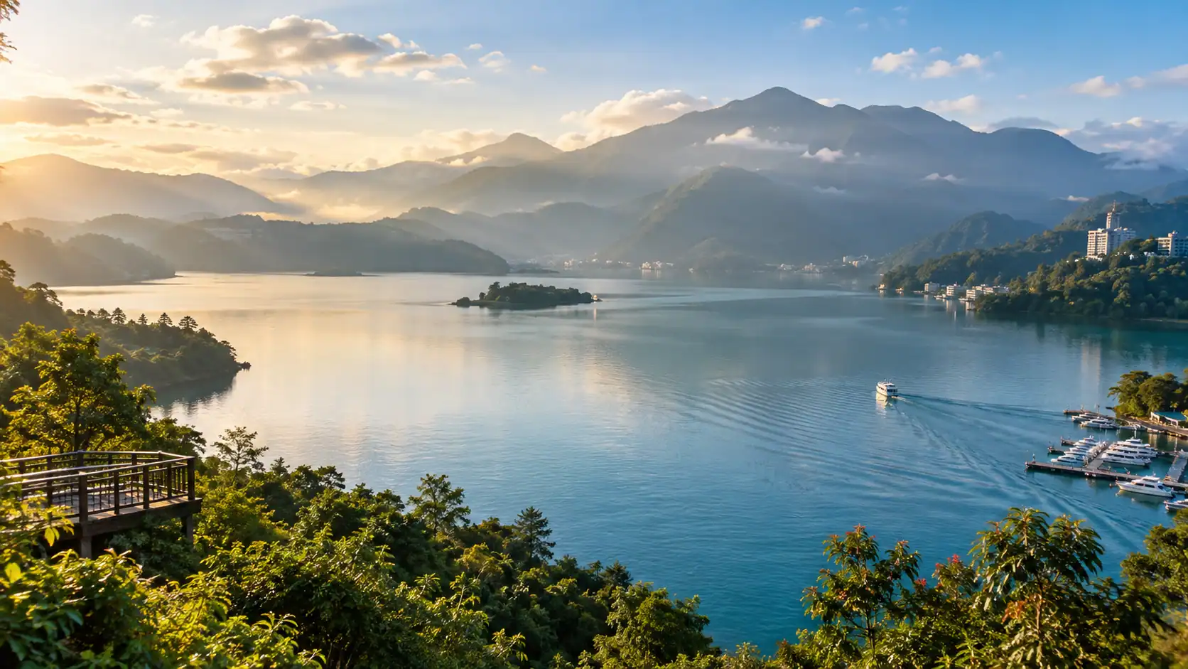 Sun Moon Lake scenery